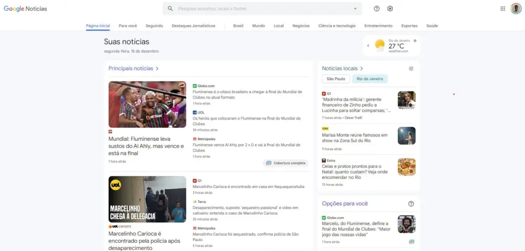google news desktop