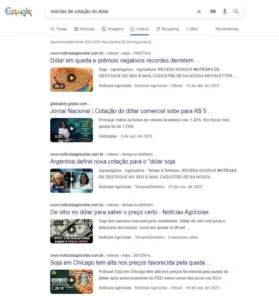 serp videos google